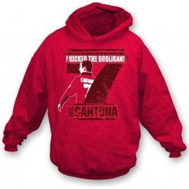 Eric Cantona - I kicked the hooligan hooded sweatshirt