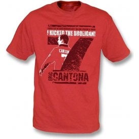 Eric Cantona - I kicked the hooligan t-shirt