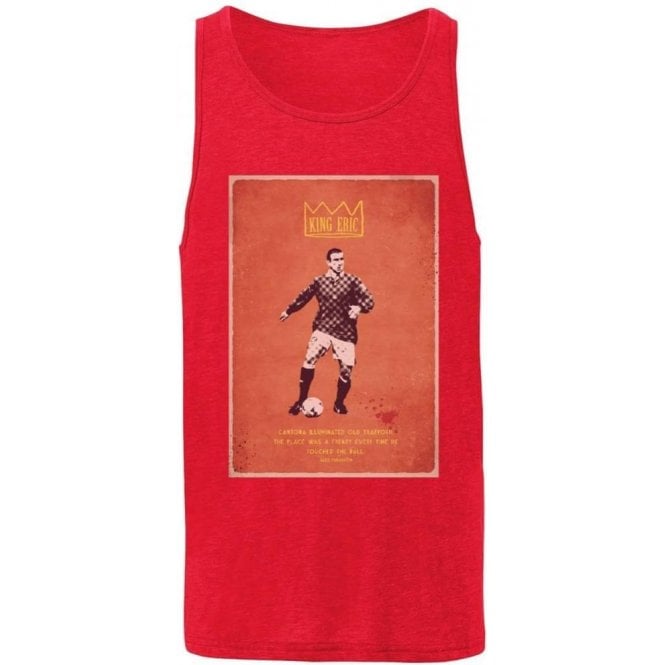 Eric Cantona "King Eric" Vintage Poster Men's Tank Top