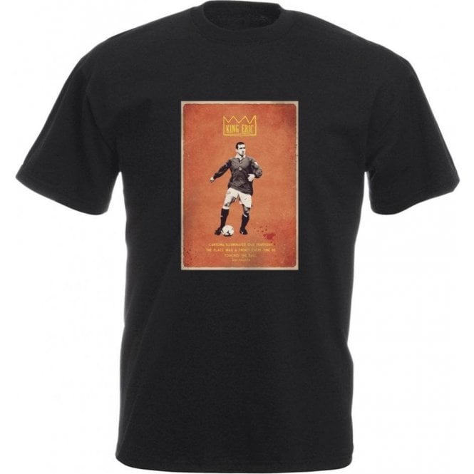 Eric Cantona "King Eric" Vintage Poster T-Shirt
