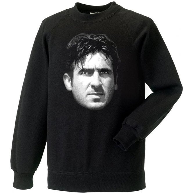 Eric Cantona Large Face Kids Sweatshirt