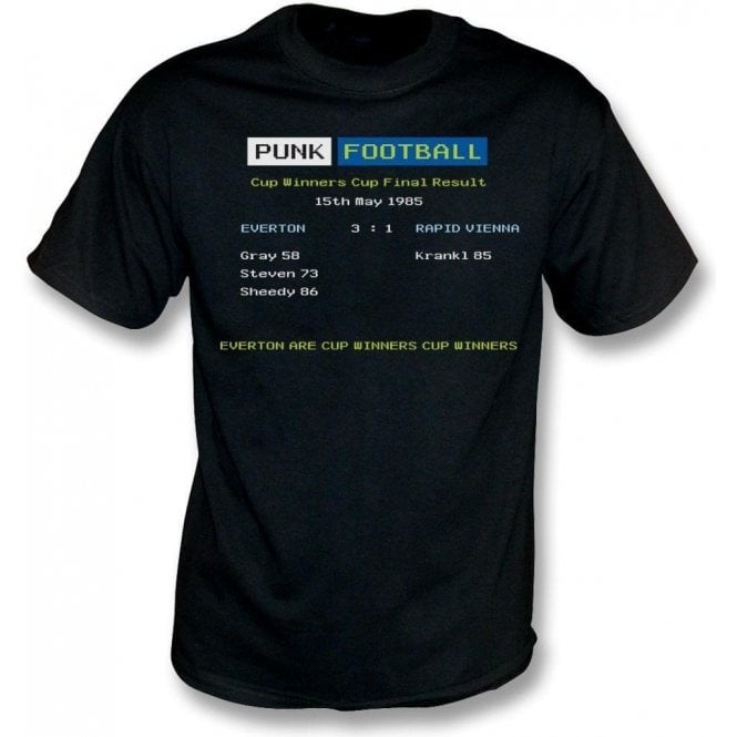 Everton 1985 Ceefax Kids T-Shirt