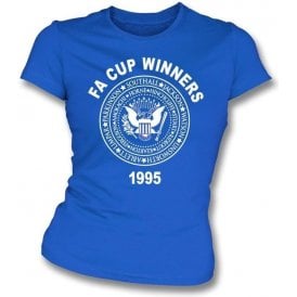 Everton FA Cup Winners 1995 (Ramones Style) Girl's Slim-Fit T-shirt