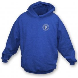 Everton Influenced Keep The Faith Embroidered Terrace Kids Varsity Hoodie