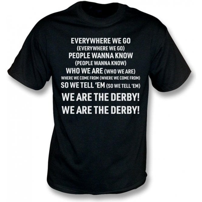 Everywhere We Go (Derby County) Kids T-Shirt