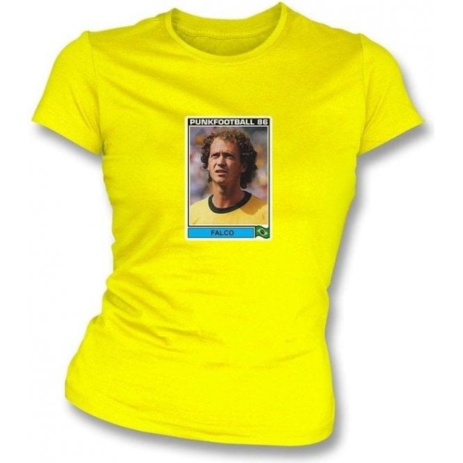 Falco 1986 (Brazil) Yellow Women's Slimfit T-Shirt