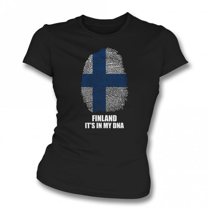 Finland - It's In My DNA Womens Slim Fit T-Shirt