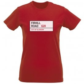 Firhill Road G20 (Partick) Womens Slim Fit T-Shirt