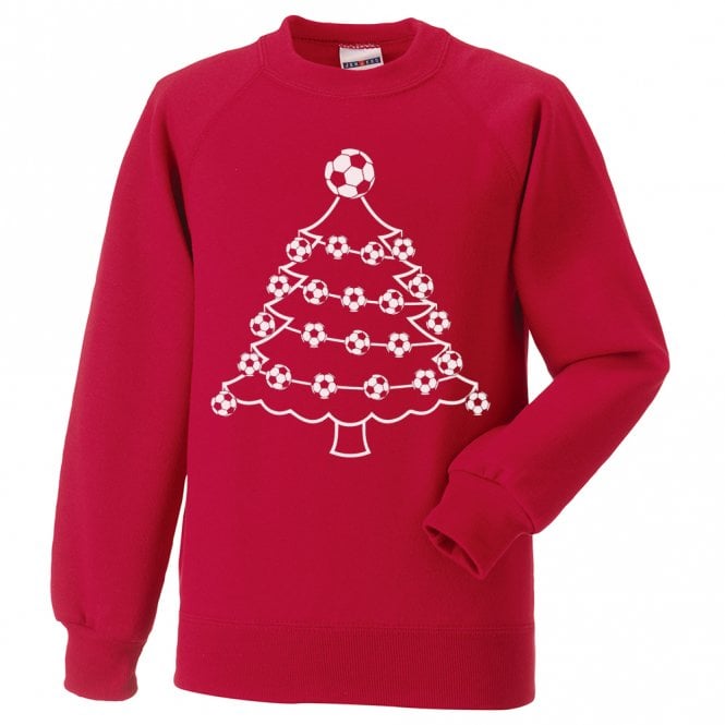 Football Christmas Tree (Arsenal Influenced) Christmas Jumper