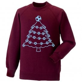 Football Christmas Tree (Burnley Influenced) Christmas Jumper