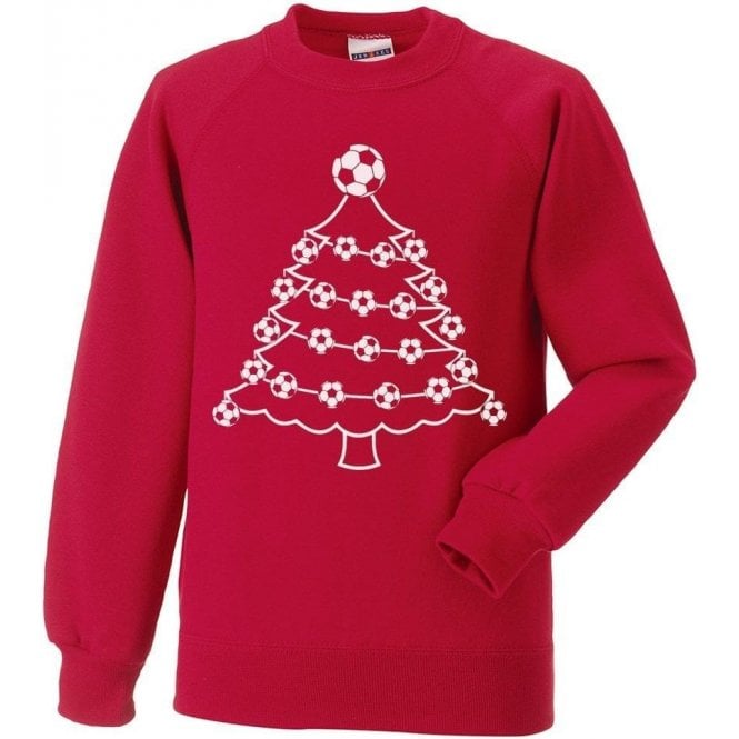 Football Christmas Tree (Liverpool Influenced) Christmas Jumper
