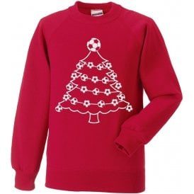 Football Christmas Tree (Liverpool Influenced) Christmas Jumper