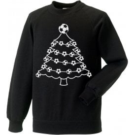 Football Christmas Tree (Newcastle United Influenced) Christmas Jumper