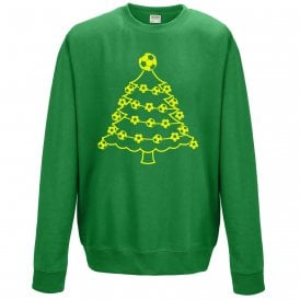 Football Christmas Tree (Norwich City Influenced) Christmas Jumper