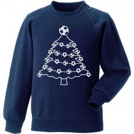 Football Christmas Tree (Tottenham Hotspur Influenced) Christmas Jumper
