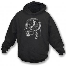 Football On The Brain Kids Hooded Sweatshirt