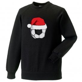 Football Santa Hat Kids Christmas Jumper