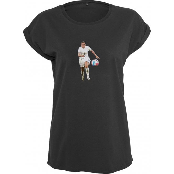 Fran Kirby (England) Art Print Womens Extended Shoulder T-Shirt