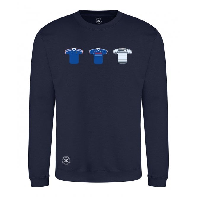 France Retro Football Kits (True Colours Collab) Organic Sweatshirt