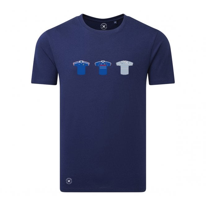 France Retro Football Kits (True Colours Collab) Organic T-Shirt