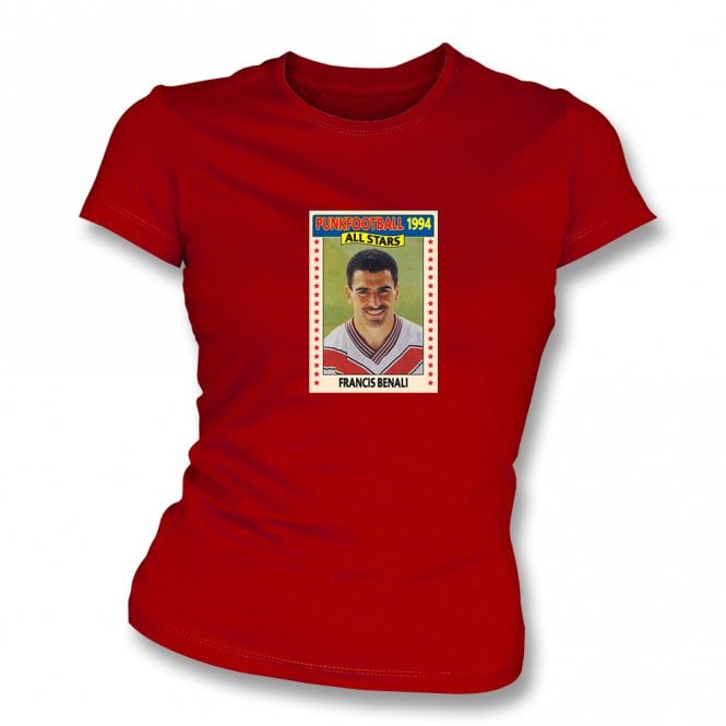 Francis Benali 1994 (Southampton) Red Women's Slimfit T-Shirt