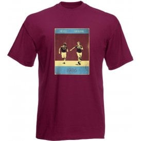 Frank McAvennie & Tony Cottee (1986) Vintage Poster T-Shirt