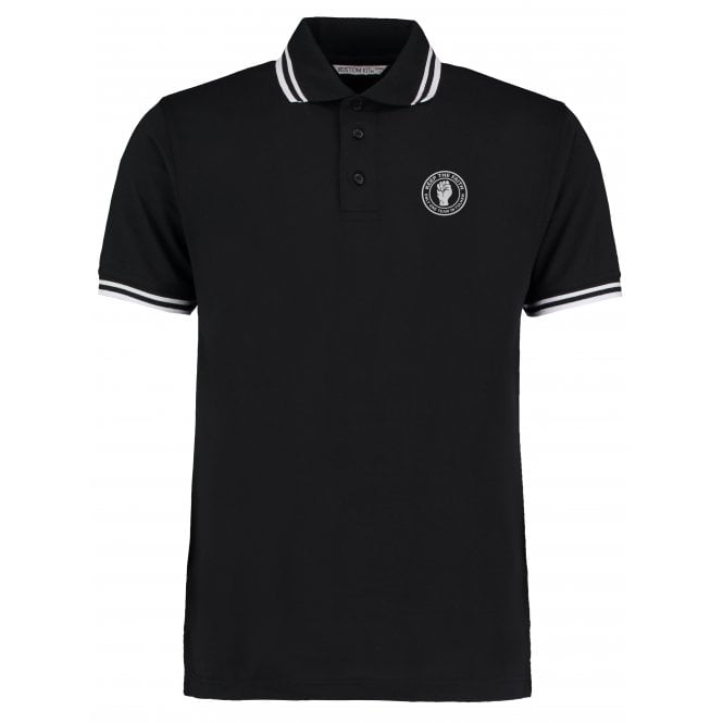 Fulham Influenced Keep The Faith Embroidered Terrace Polo Shirt