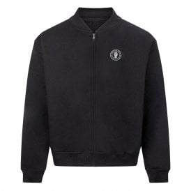 Fulham Keep The Faith Heavyweight Embroidered Bomber Sweatshirt