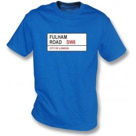 Fulham Road SW6 T-Shirt (Chelsea)
