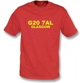 G20 7AL Glasgow T-Shirt (Partick)