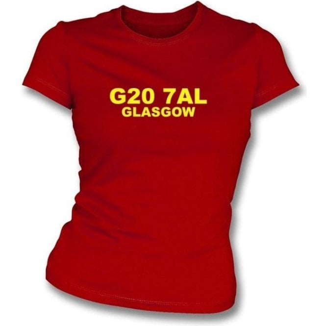 G20 7AL Glasgow Women's Slimfit T-Shirt (Partick)