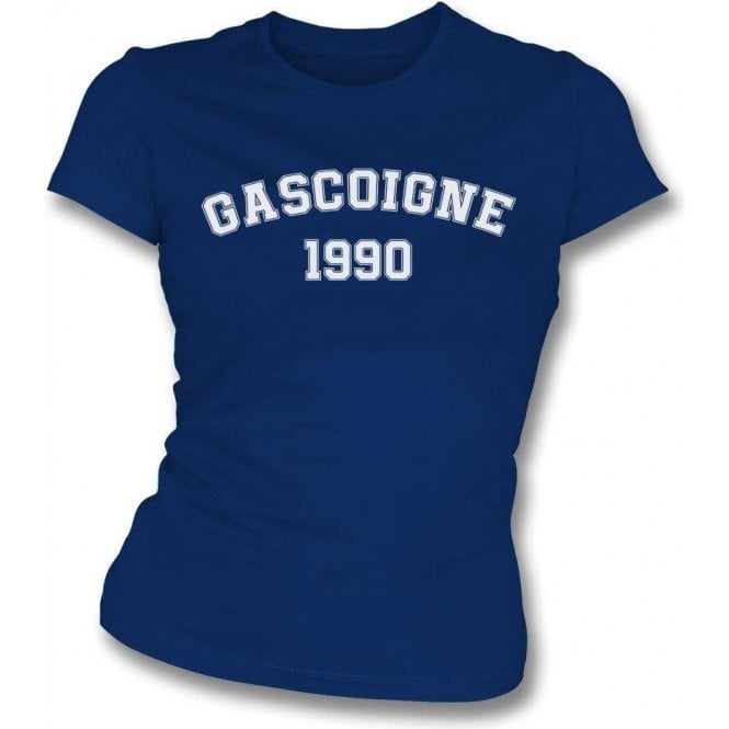 Gascoigne 1990 (England) Womens Slim Fit T-Shirt