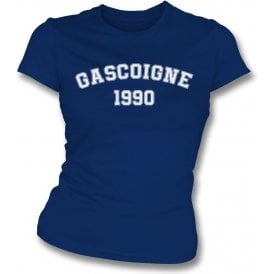 Gascoigne 1990 (England) Womens Slim Fit T-Shirt