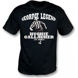 Geordie Legend Hughie Gallacher t-shirt