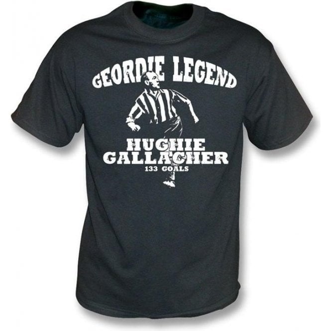 Geordie Legend Hughie Gallacher vintage wash t-shirt