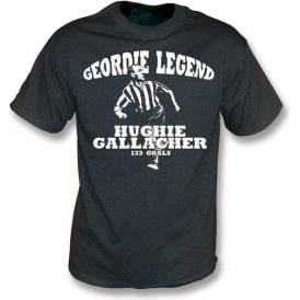 Geordie Legend Hughie Gallacher vintage wash t-shirt
