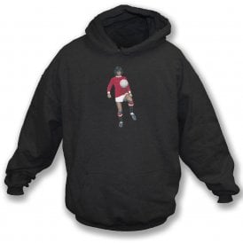George Best Art Print (Manchester United) Kids Hooded Sweatshirt