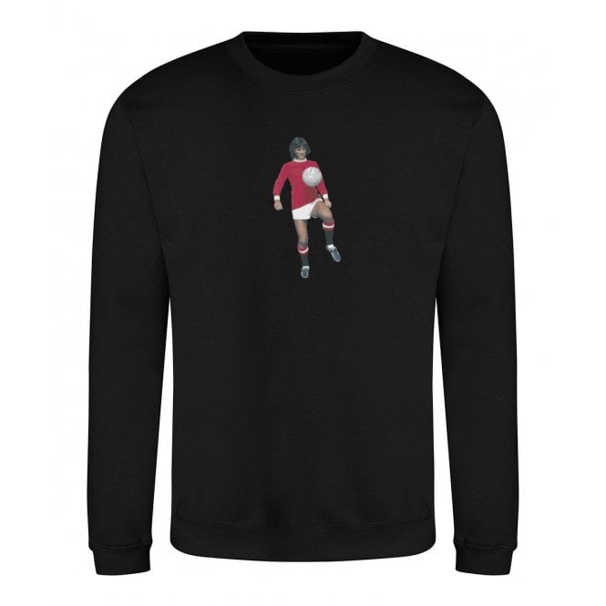 George Best Art Print (Manchester United) Kids Sweatshirt