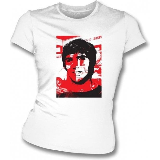 George Best Collage Women's Slimfit T-Shirt