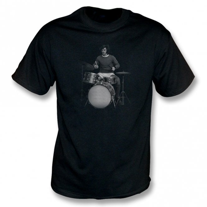 George Best On Drums (Manchester United Influenced) T-Shirt