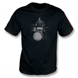 George Best On Drums (Manchester United Influenced) T-Shirt