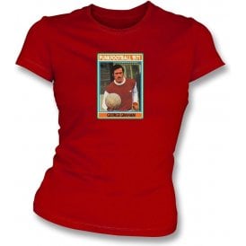 George Graham 1971 (Arsenal) Red Women's Slimfit T-Shirt