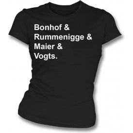 Germany World Cup 1978 Womens Slim Fit T-Shirt