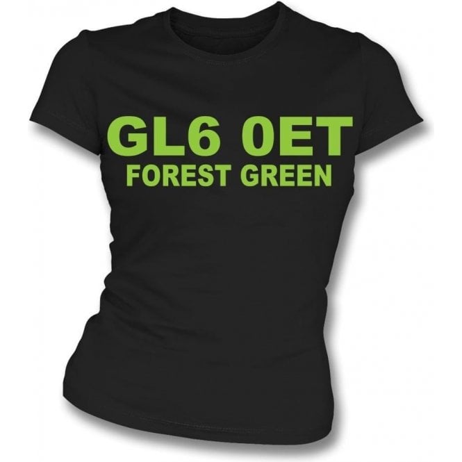 GL6 0ET Forest Green Womens Slim Fit T-Shirt