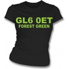 GL6 0ET Forest Green Womens Slim Fit T-Shirt