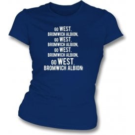 Go West Bromwich Albion Womens Slim Fit T-Shirt