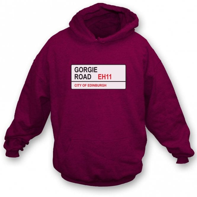 Gorgie Road EH11 (Hearts) Hooded Sweatshirt
