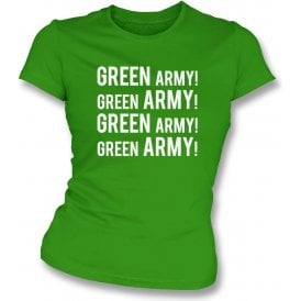 Green Army! (Plymouth Argyle) Womens Slim Fit T-Shirt