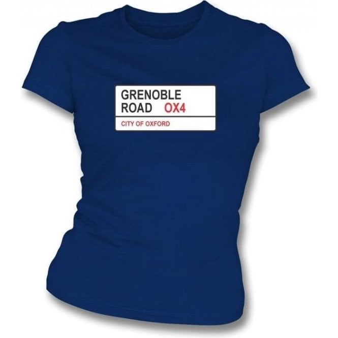 Grenoble Road OX4 Women's Slimfit T-Shirt (Oxford United)