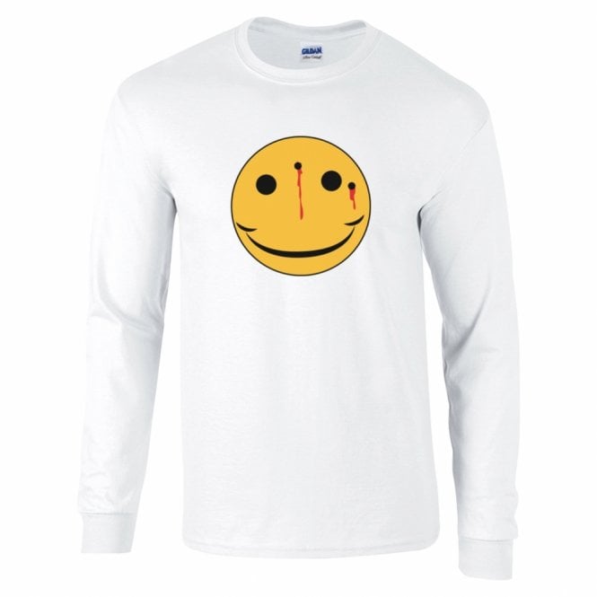 Gun Shot Smiley Long Sleeve T-Shirt